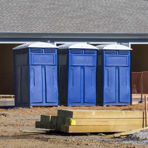 how can i report damages or issues with the porta potties during my rental period in Molt